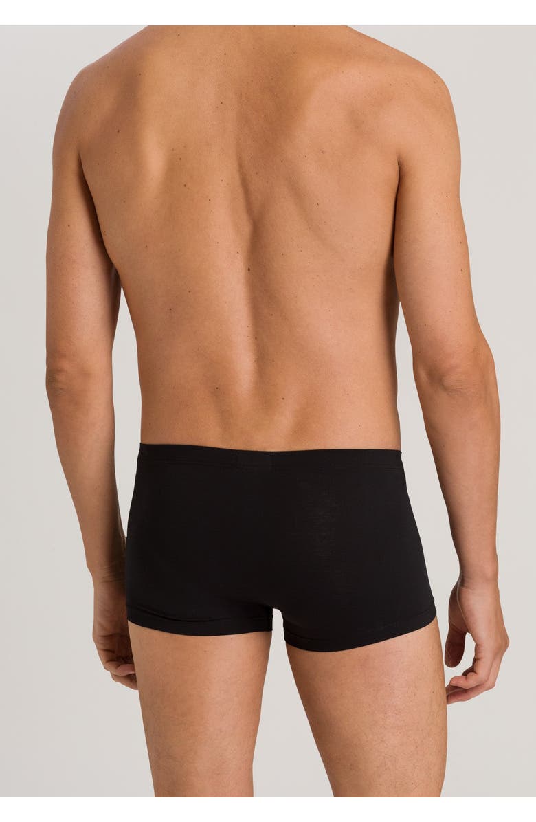 Hanro Cotton Sensation Cotton Boxer Brief, Alternate, color, Black