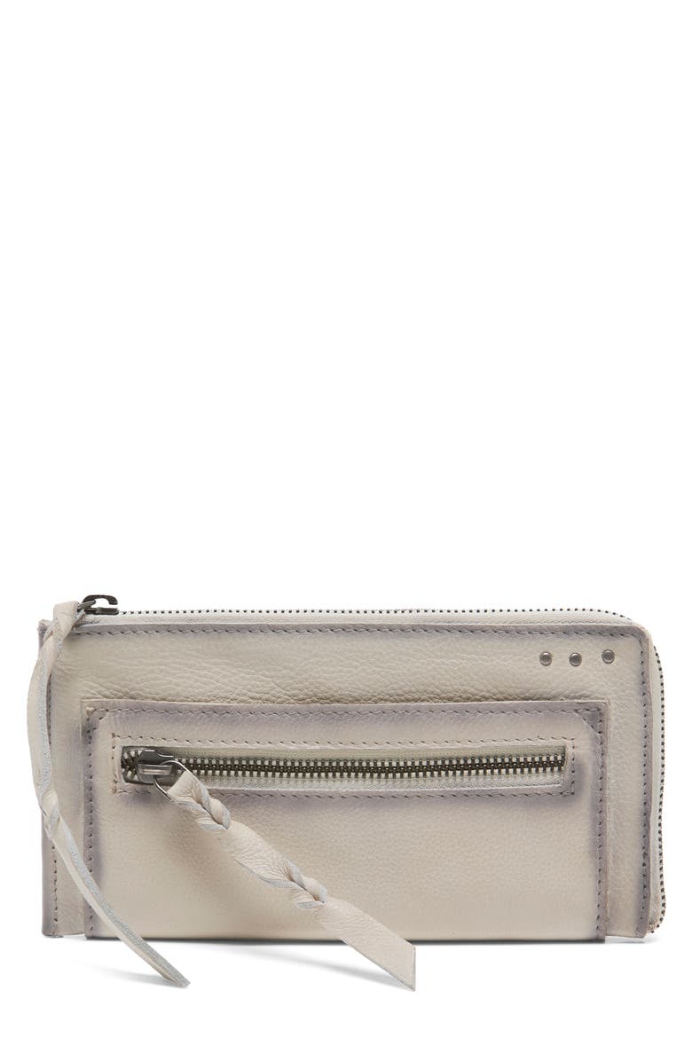 We the Free Emerson Leather Wallet, Main, color, SALT