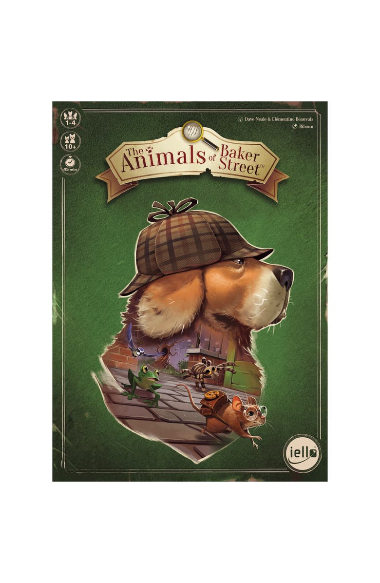 IELLO The Animals Of Baker Street Investigation Game, Alternate, color, Multicolored