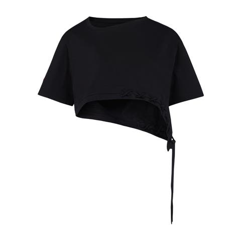 Pure Cotton Free Heaven Crop String Tshirt