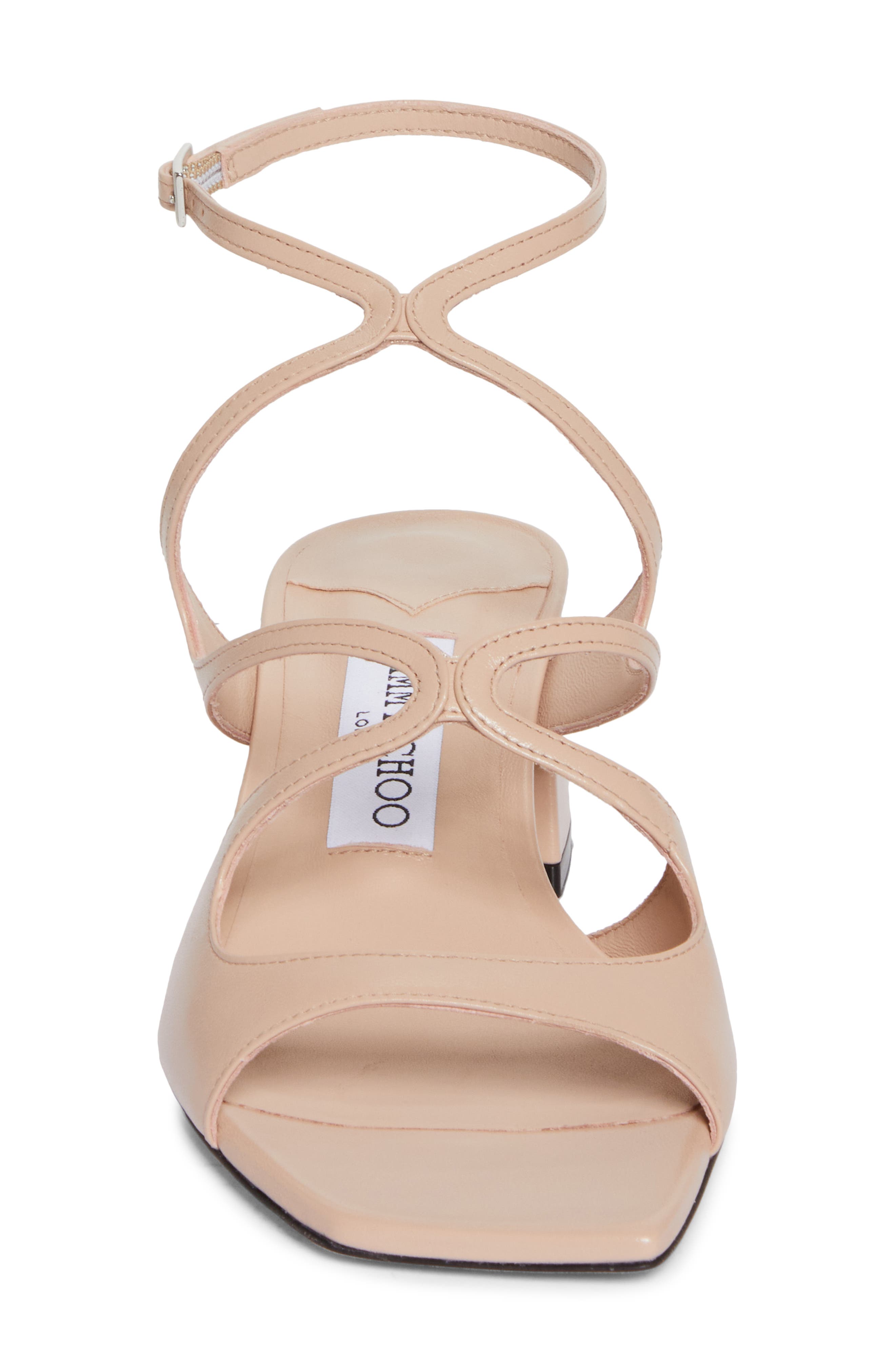 Jimmy Choo Azilia Ankle Strap Sandal, Alternate, color, Macaron