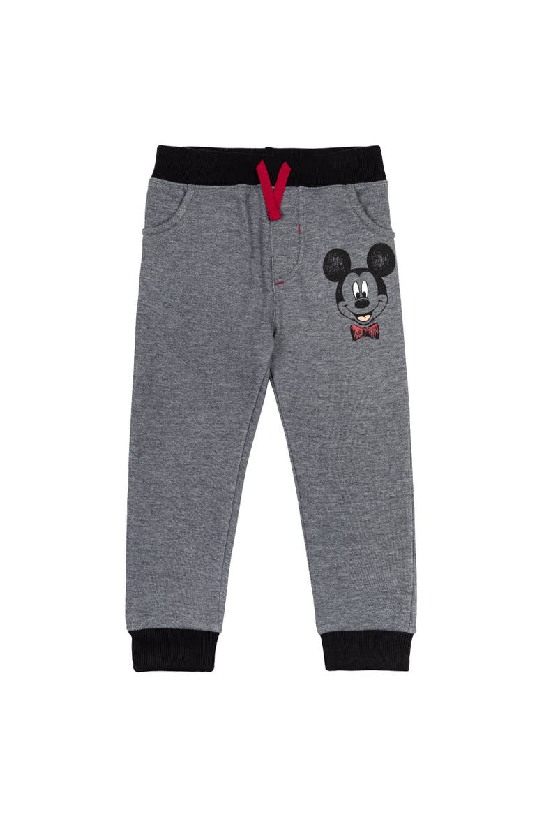 Pixar Fleece Jogger Pants 2-Pack, Alternate, color, Mickey Heather Grey
