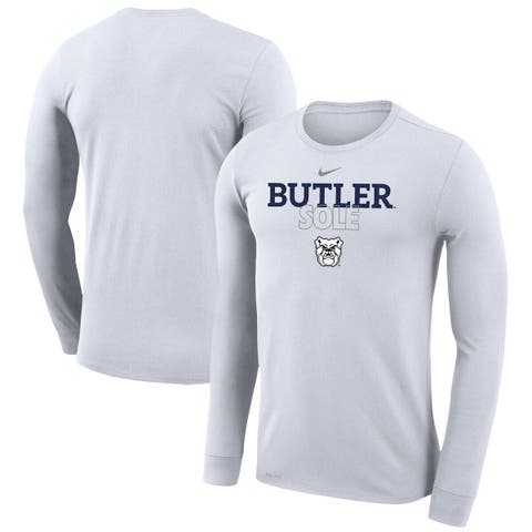White Butler Bulldogs 2023 On Court Bench Long Sleeve T-Shirt