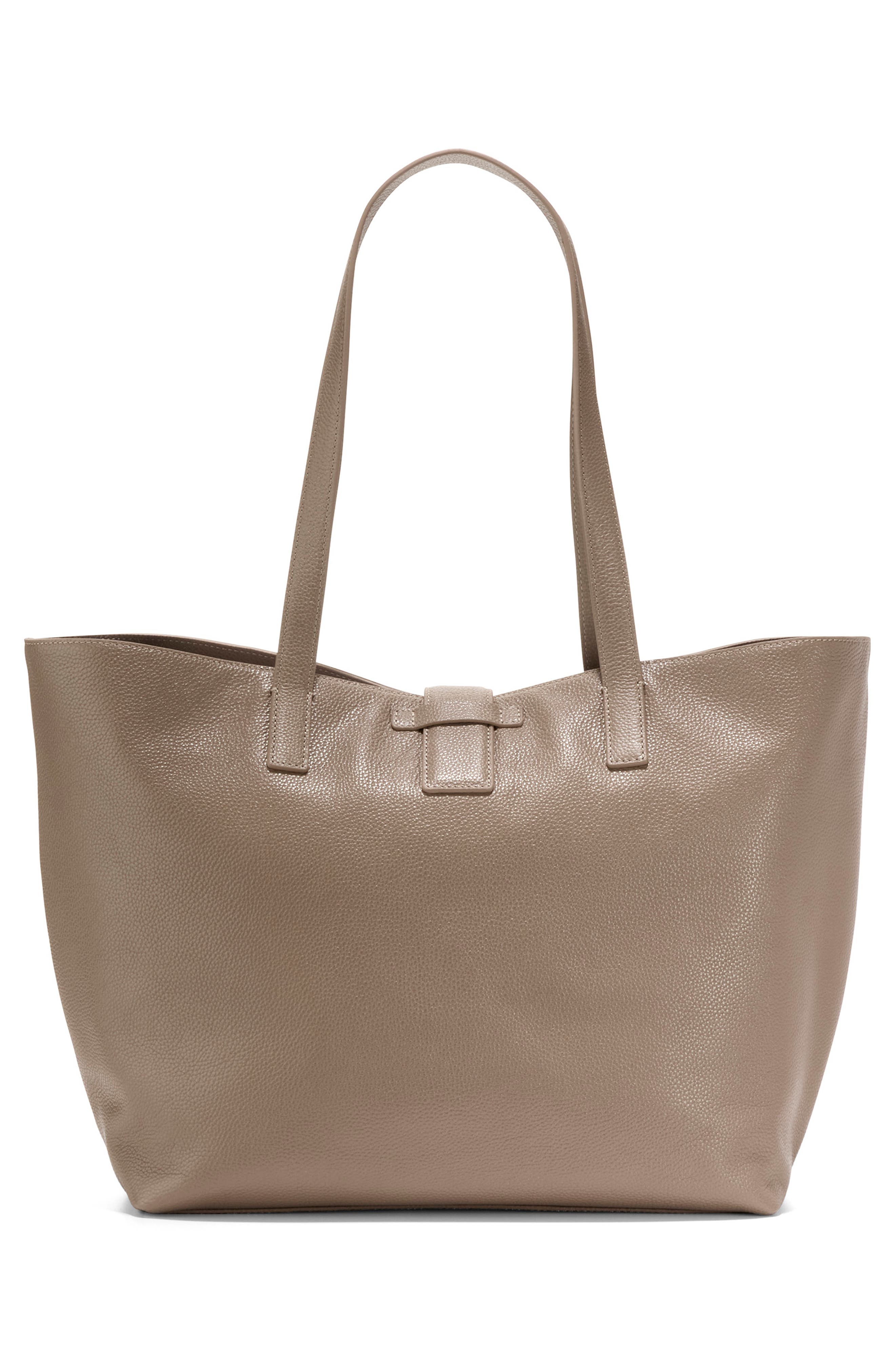Cole Haan Simply Everything Leather Tote Bag, Alternate, color, Irish Coff