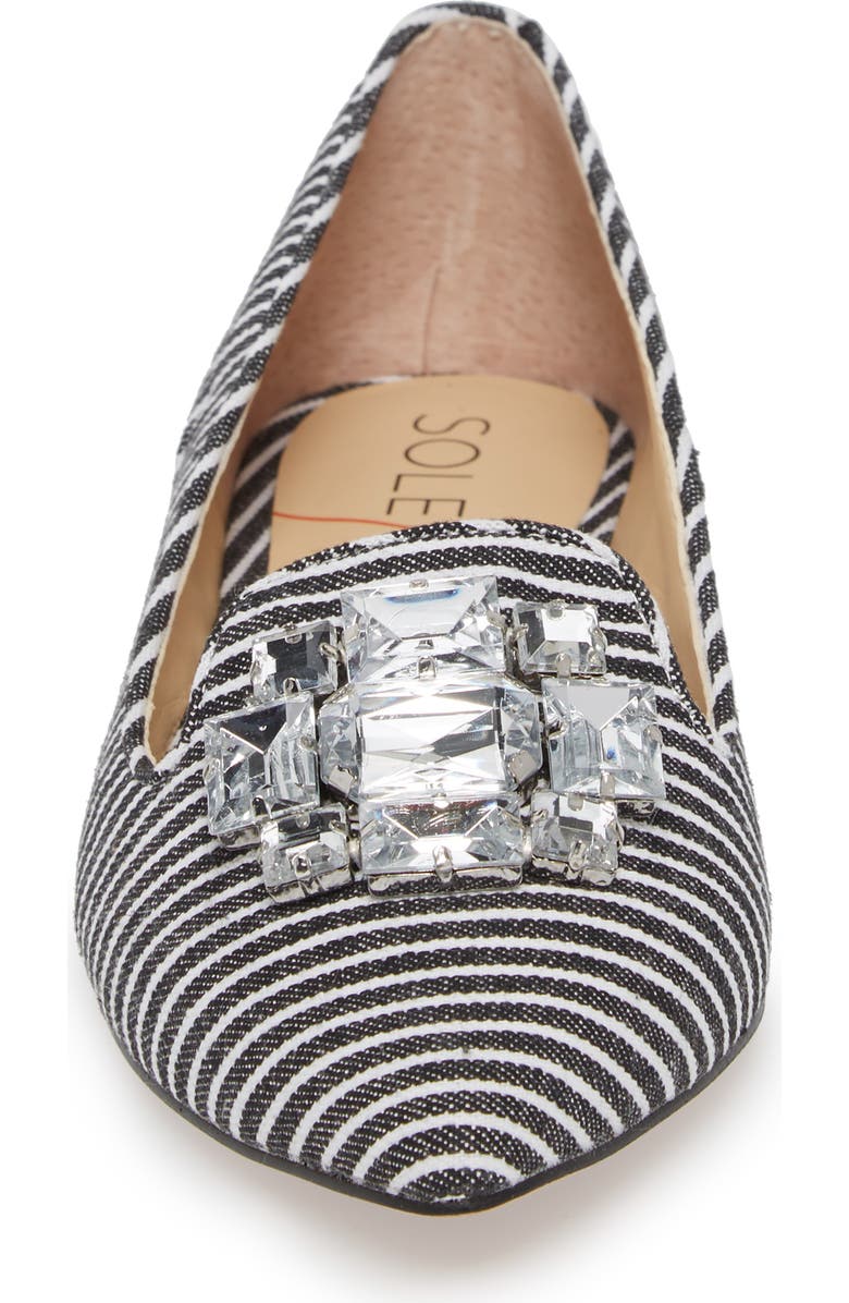 Sole Society Libry Crystal Embellished Flat, Alternate, color,