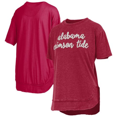 Women's Pressbox  Crimson Alabama Crimson Tide Poncho T-Shirt