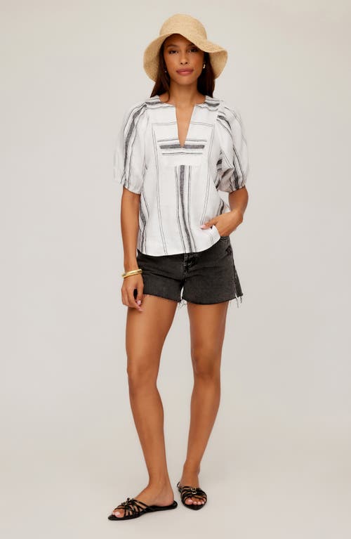 Shop Fifteen Twenty Vienna Stripe Linen Top