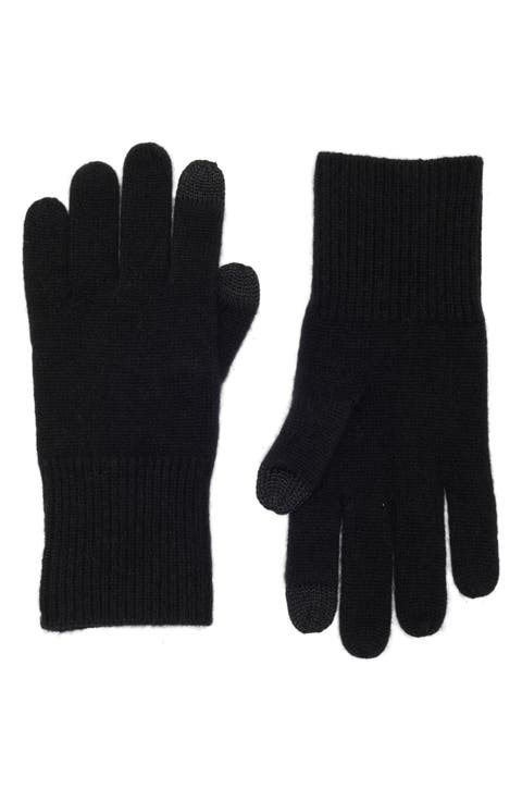 Men's Cashmere Tech Compatible Gloves