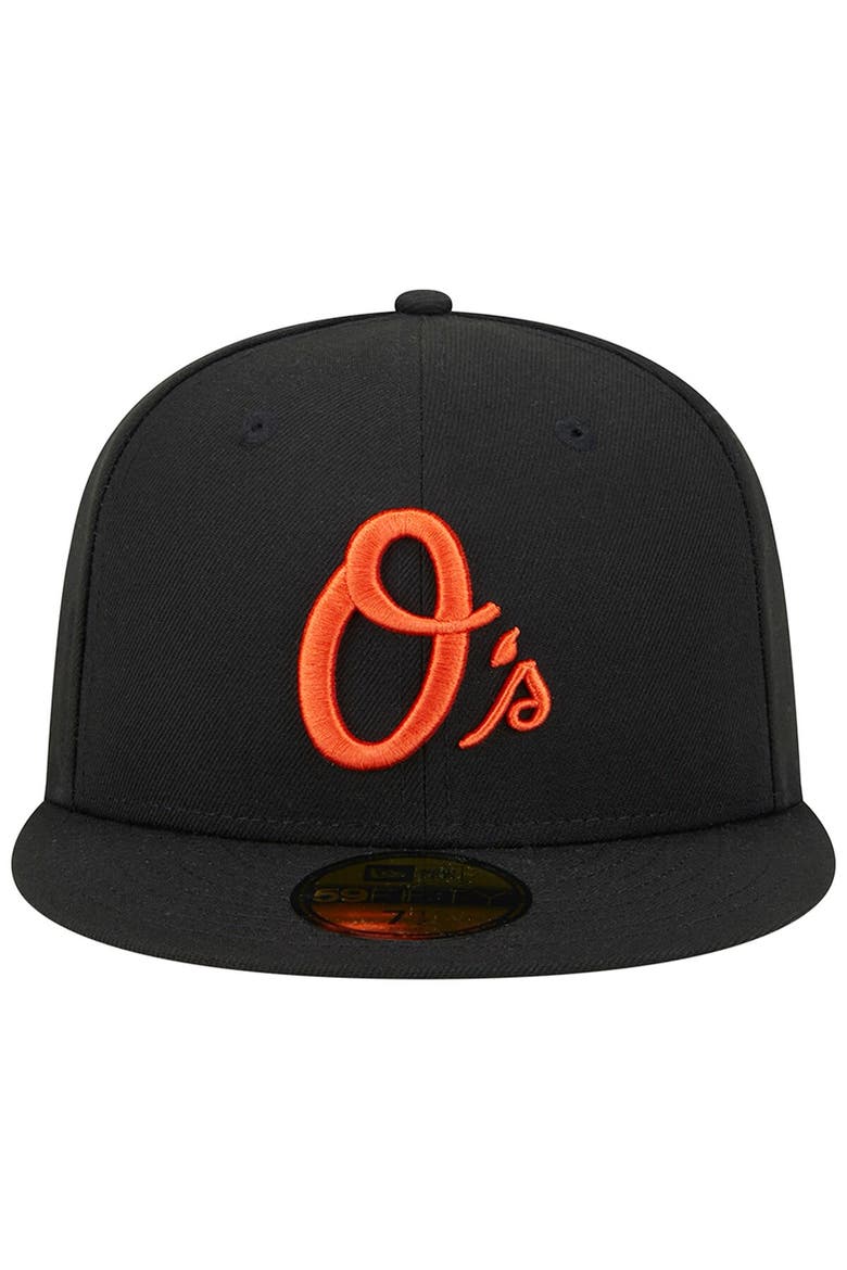 Men's New Era Black Baltimore Orioles Alternate Logo 1993 MLB All-Star Game Team Color 59FIFTY Fitted Hat, Alternate, color, Black