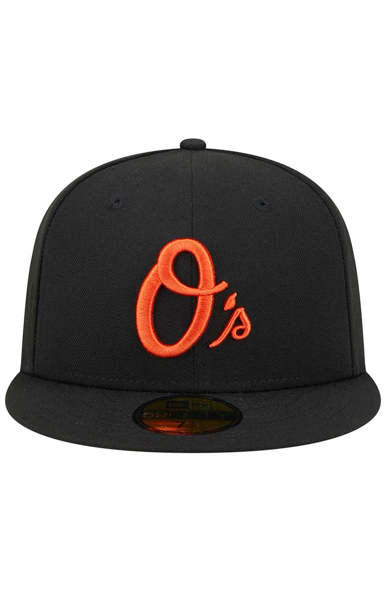 New Era Men's New Era Black Baltimore Orioles Alternate Logo 1993 MLB All-Star Game Team Color 59FIFTY Fitted Hat, Alternate, color, Black