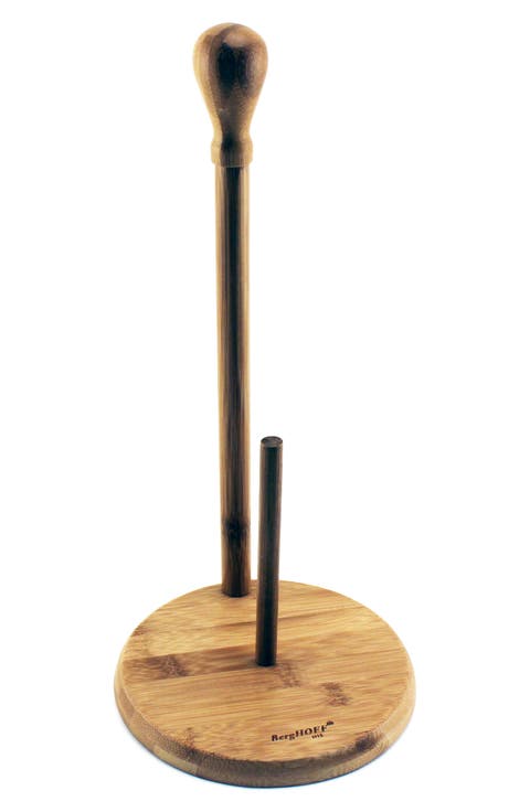Bamboo Paper Towel Holder