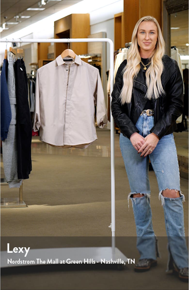 Kids' Cotton Blend Button-Up Shirt, sales video thumbnail