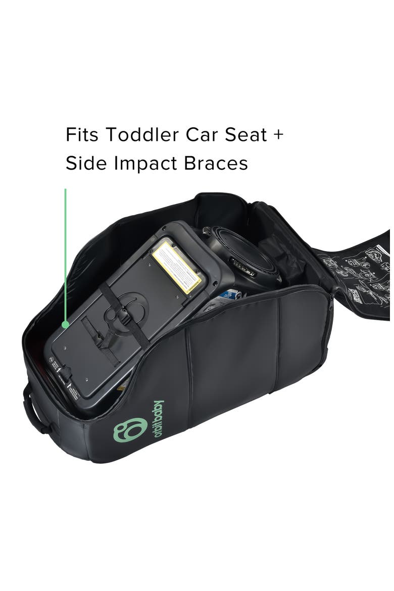 Travel Bag for Car Seat, Alternate, color, BLACK