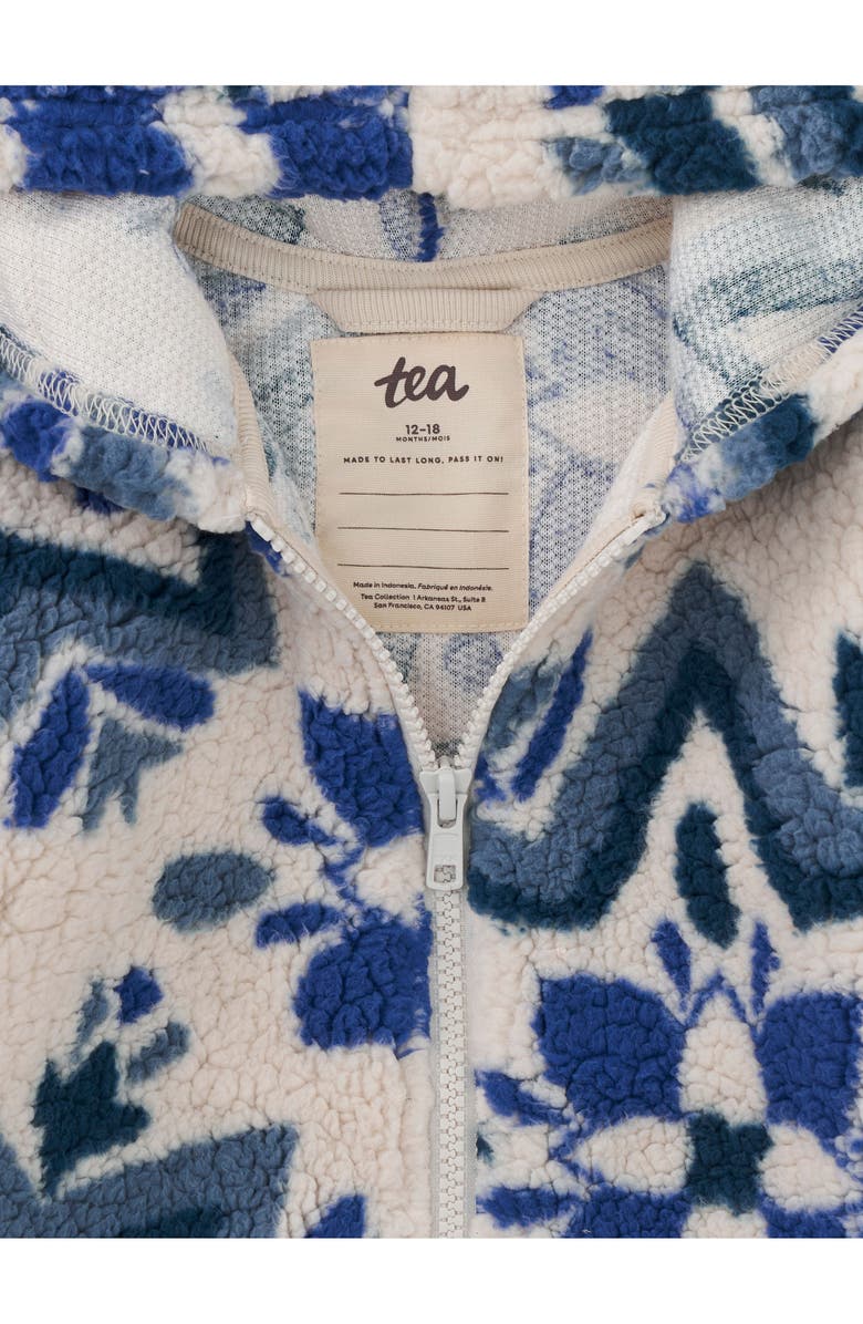 Tea Collection Teddy Fleece Baby Hoodie, Alternate, color, 