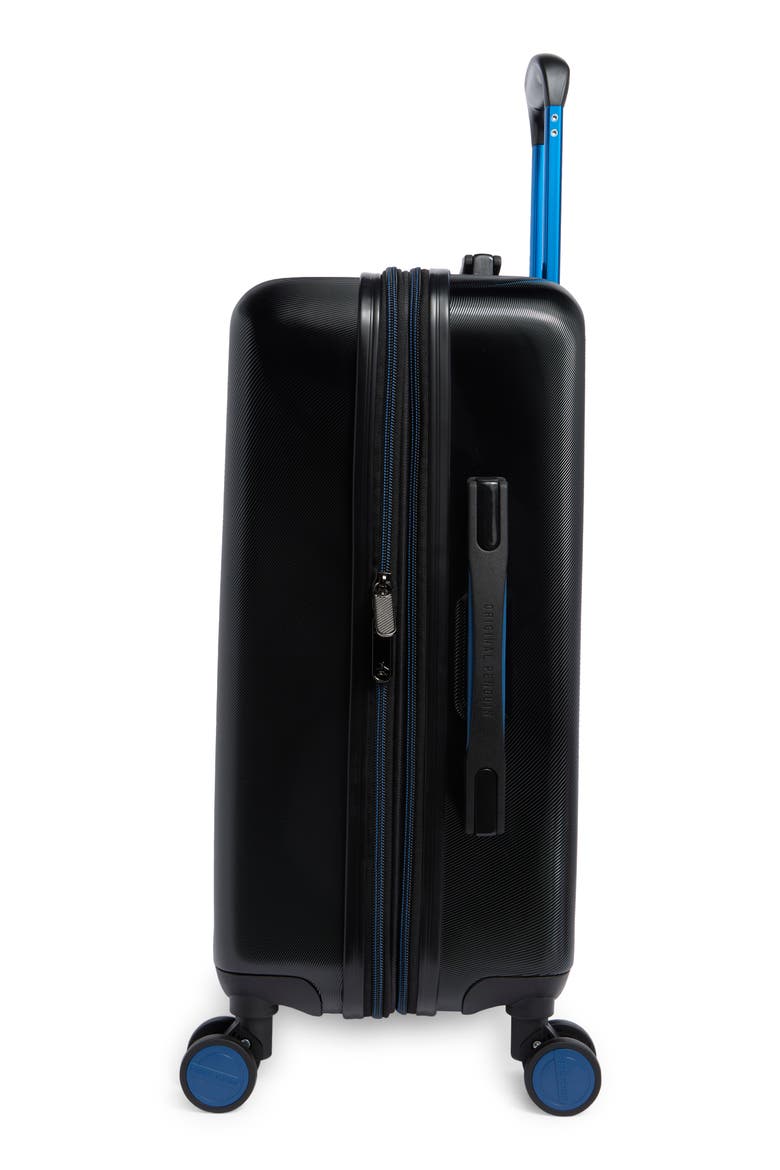 Harrison Hardside Carry-On Luggage, Alternate, color, BLACK / BLUE