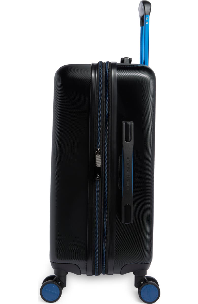 Original Penguin Harrison Hardside Carry-On Luggage, Alternate, color, Black / Blue