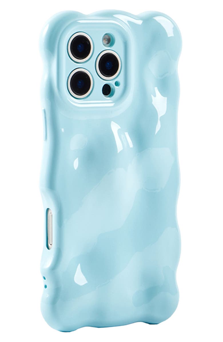 Auramma Bubbles iPhone 16 Pro Max Case, Alternate, color, Baby Blue