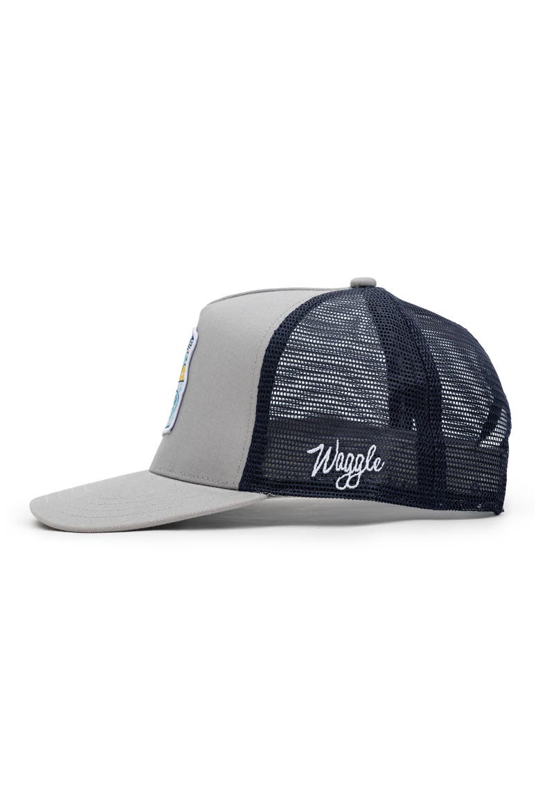 Wagglefest Trucker Hat, Alternate, color, GRAY