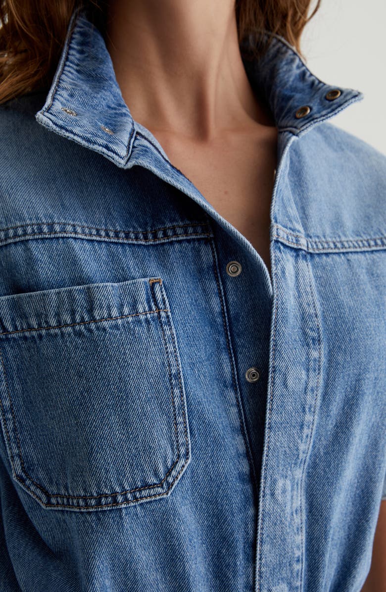AG Nita Nonstretch Denim Jumpsuit, Alternate, color, 