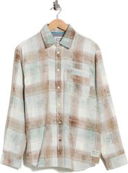 Scotch & Soda Relaxed Fit Washed Check Button-Up Shirt