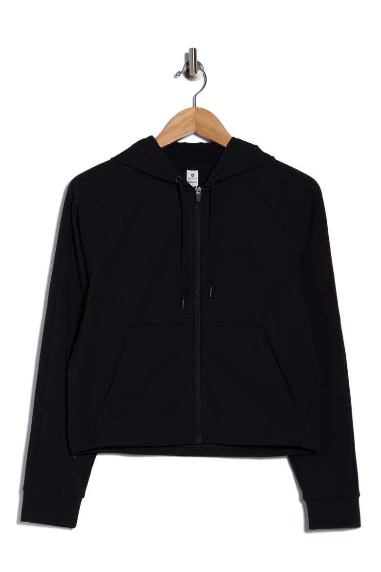 Superflex Fleece Raleigh Hoodie, Alternate, color, BLACK