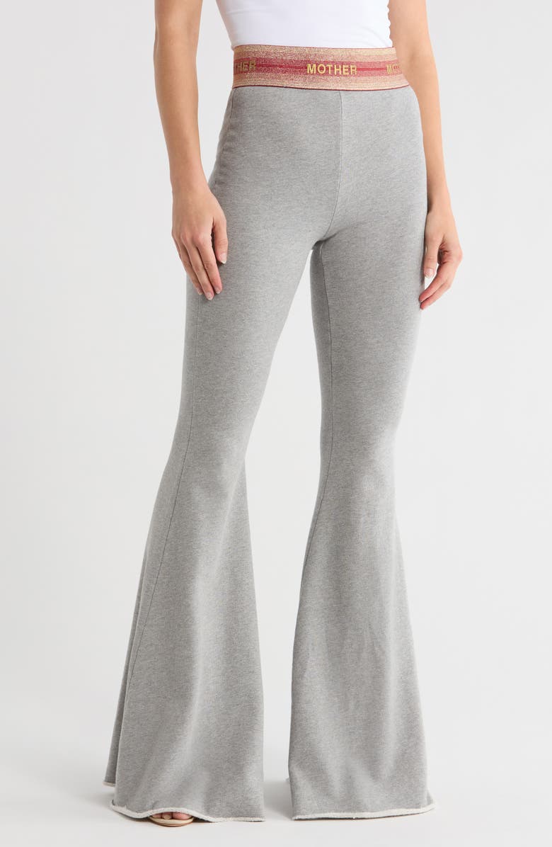 MOTHER Elastic Waist Bell Bottom Flare Pants, Main, color, 