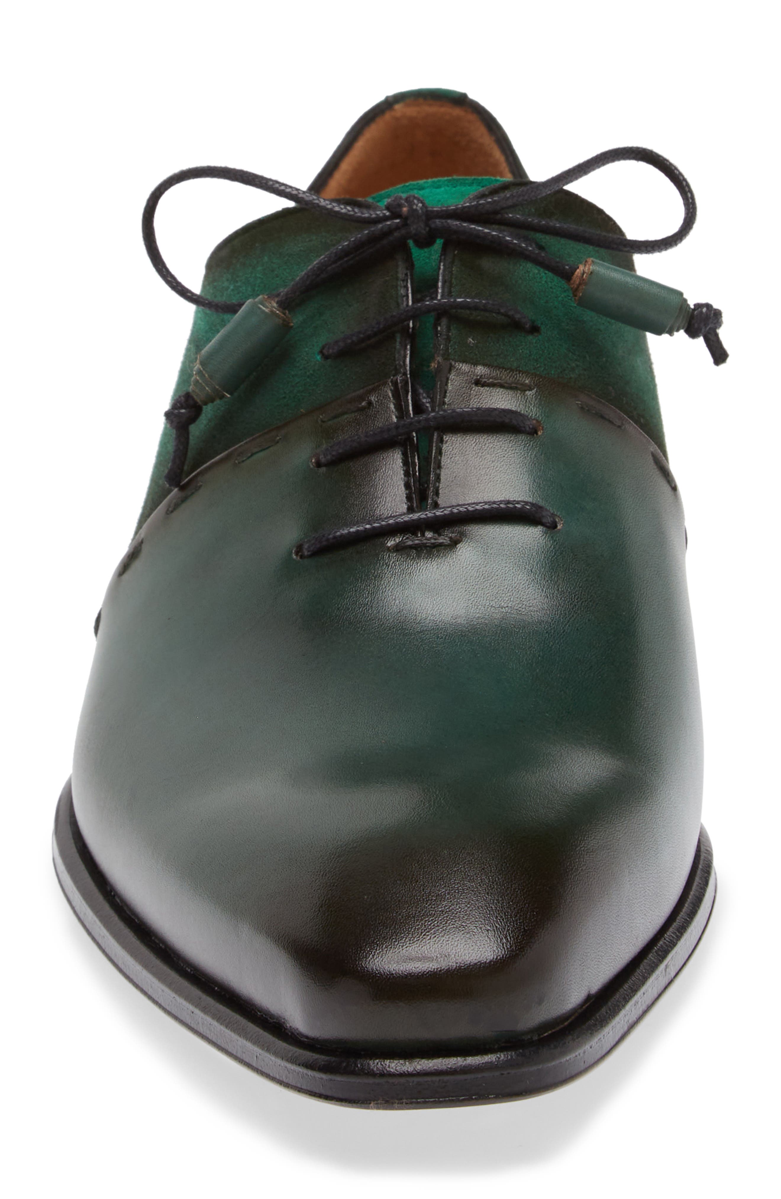 Mezlan Colomer Oxford, Alternate, color, Forest/ Green