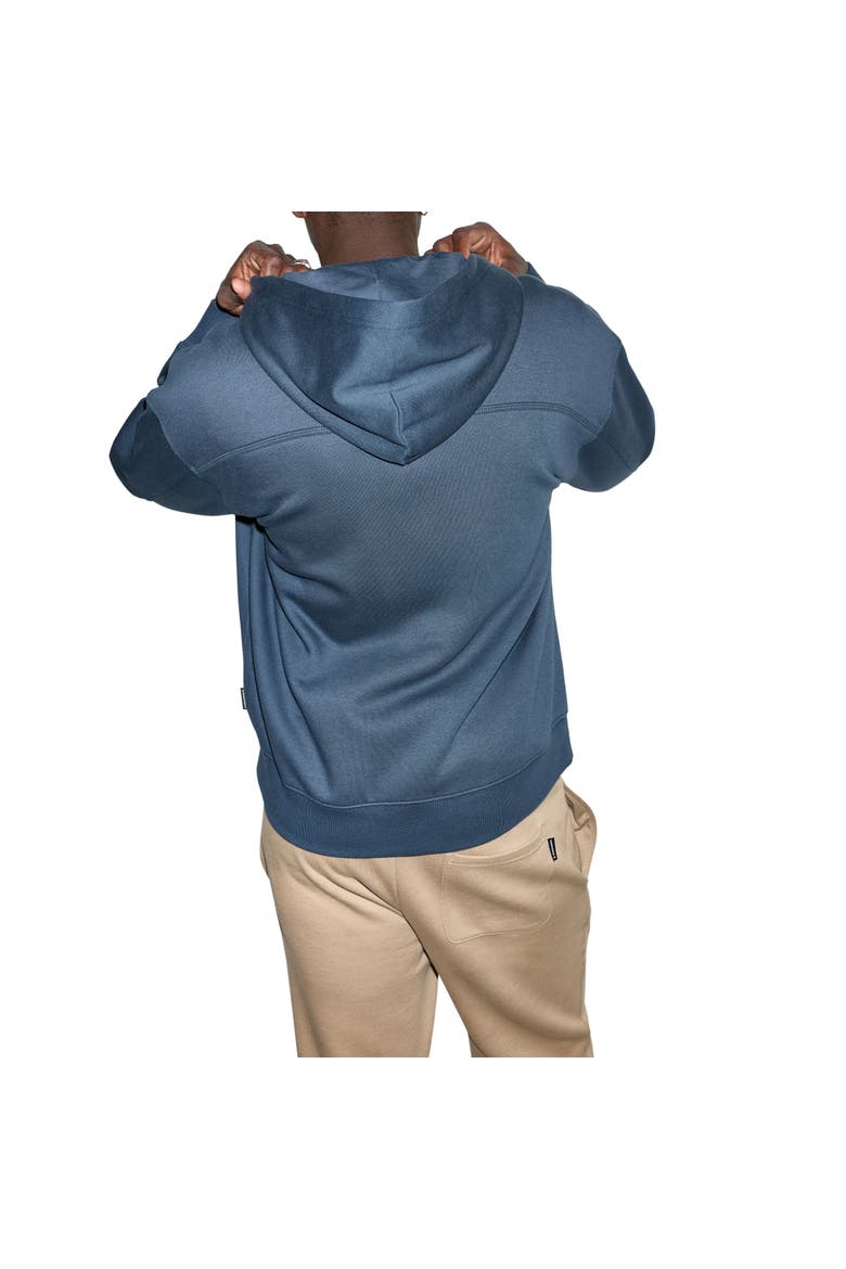 Chore Full Zip Hoodie, Alternate, color, MEDIUM INDIGO