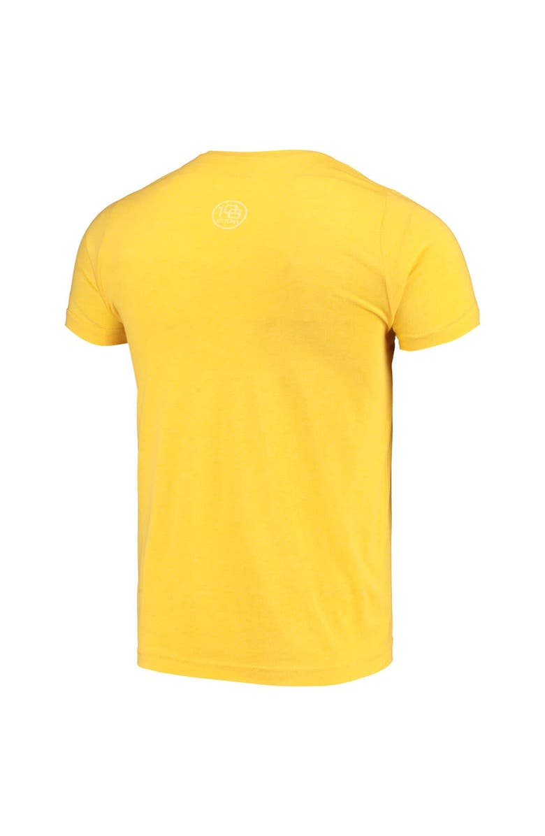 108 STITCHES Men's Chris Archer Gold Pittsburgh Pirates Player Skyline Tri-Blend T-Shirt, Alternate, color, 