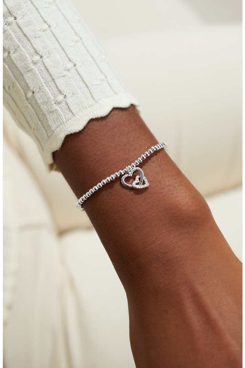 A Little 'Mother And Daughter' Bracelet, Alternate, color, Silver Plated