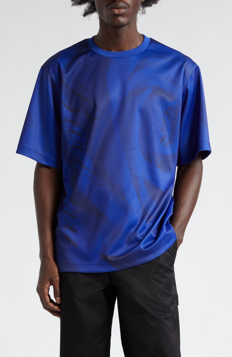 Burberry Rose Graphic T-Shirt, Main, color, 