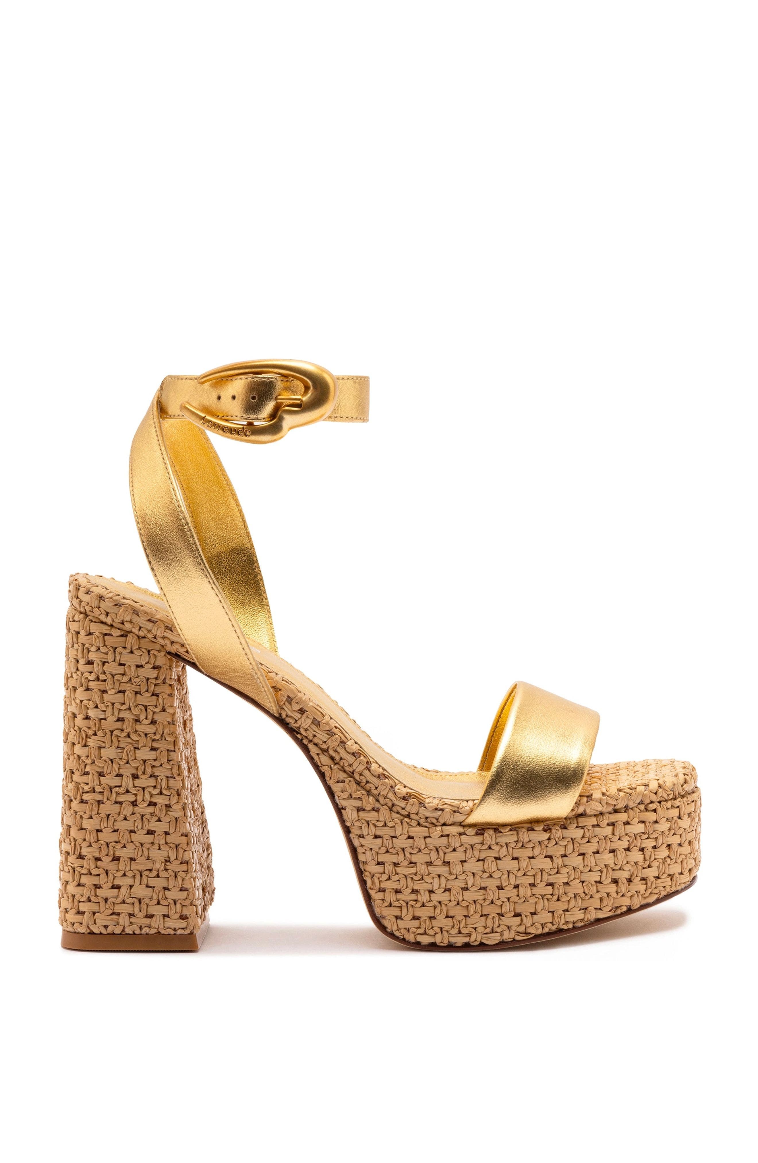  Gold Metallic And Raffia