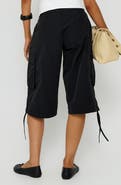 Princess Polly Hudsen Longline Nylon Cargo Shorts