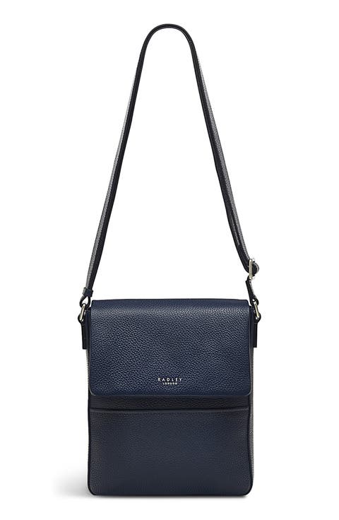 Whitby Row Small Flap Leather Crossbody Bag