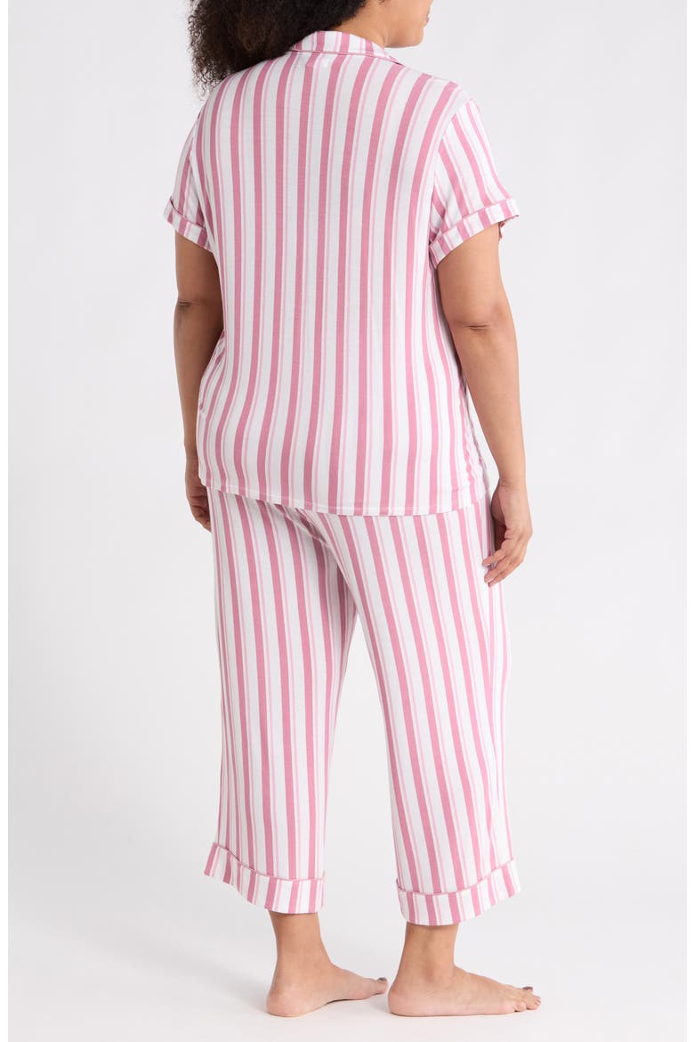 Tranquility Crop Pajamas, Alternate, color, PINK LEISURE STRIPE