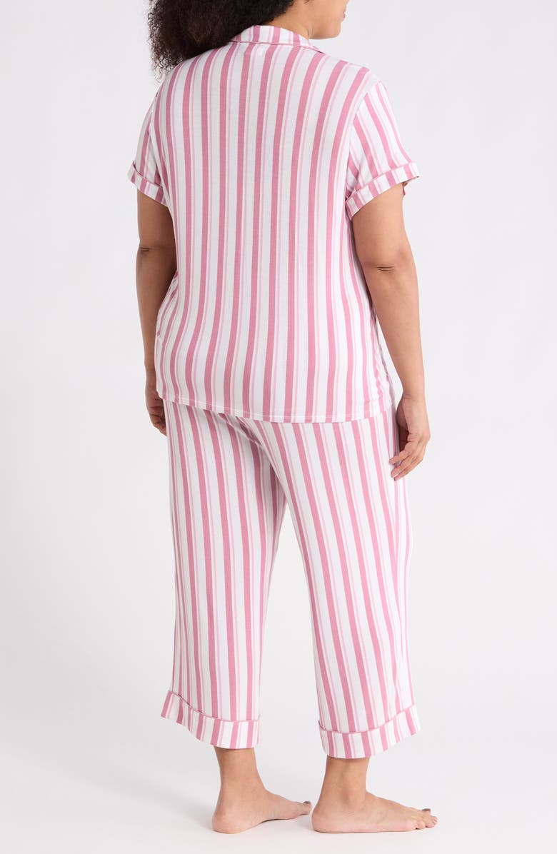 NORDSTROM RACK Tranquility Crop Pajamas, Alternate, color, Pink Leisure Stripe