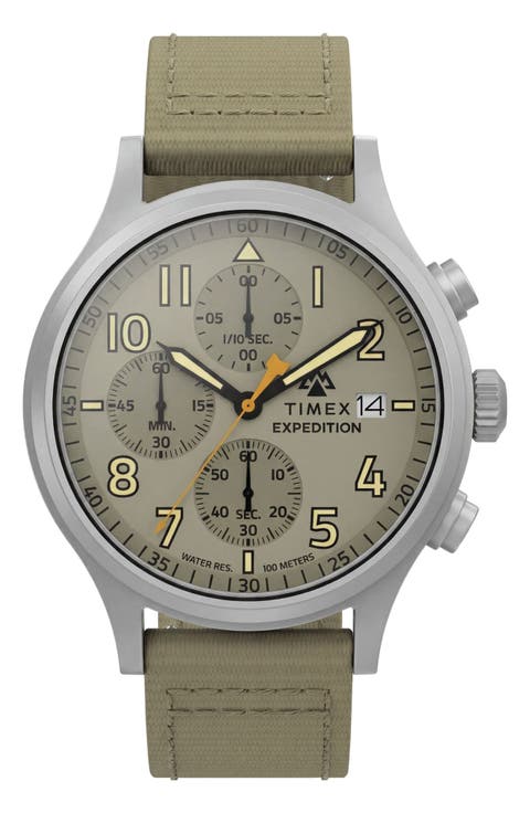 Expedition Sierra Chronograph Fabric Strap Watch