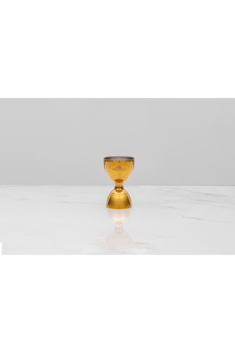 Gold Bell Cocktail Jigger, Alternate, color, Gold