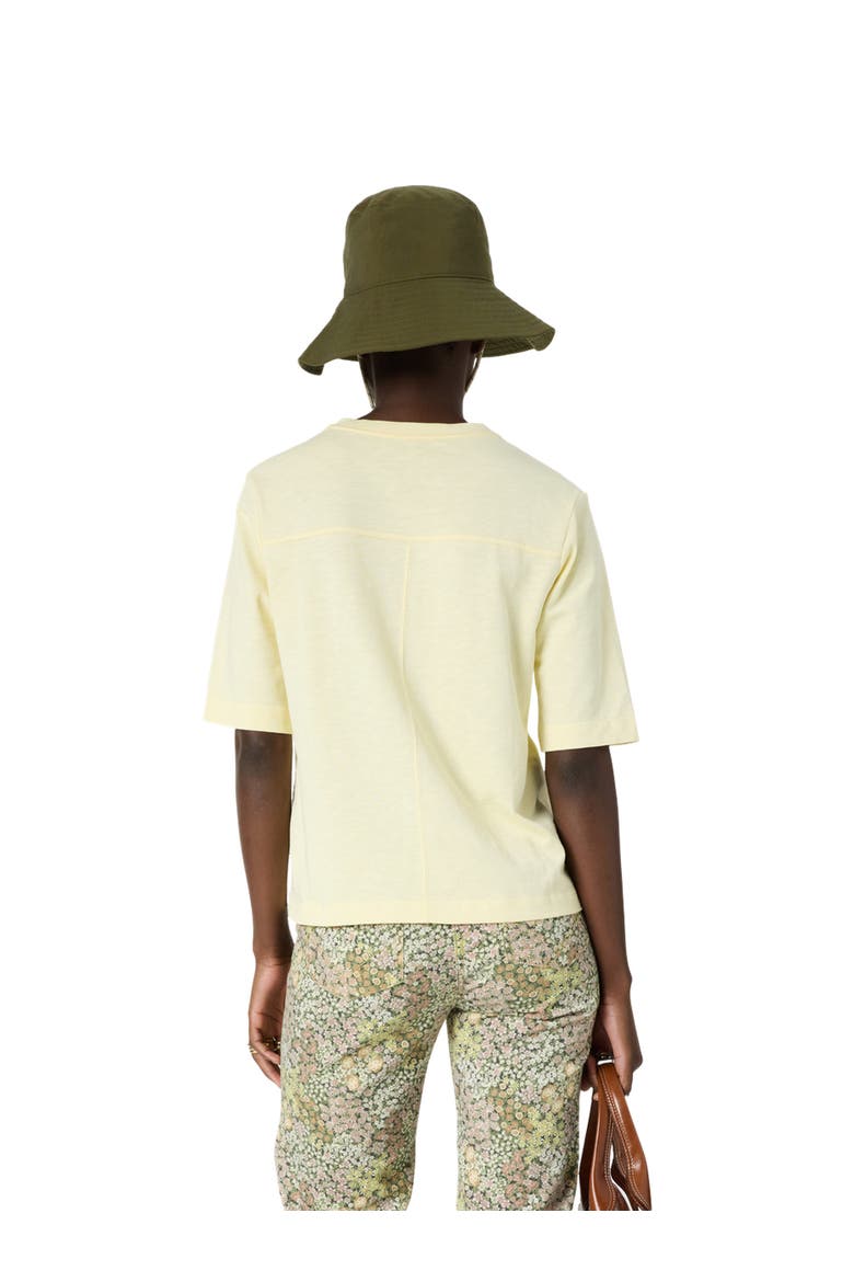 Marisa V-Neck Short Sleeve T-Shirt, Alternate, color, Yellow