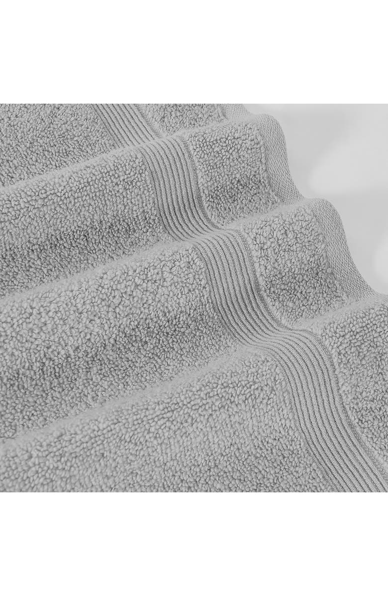 Modern Threads Otis 6-Piece Towel Set, Alternate, color, Medium Gray