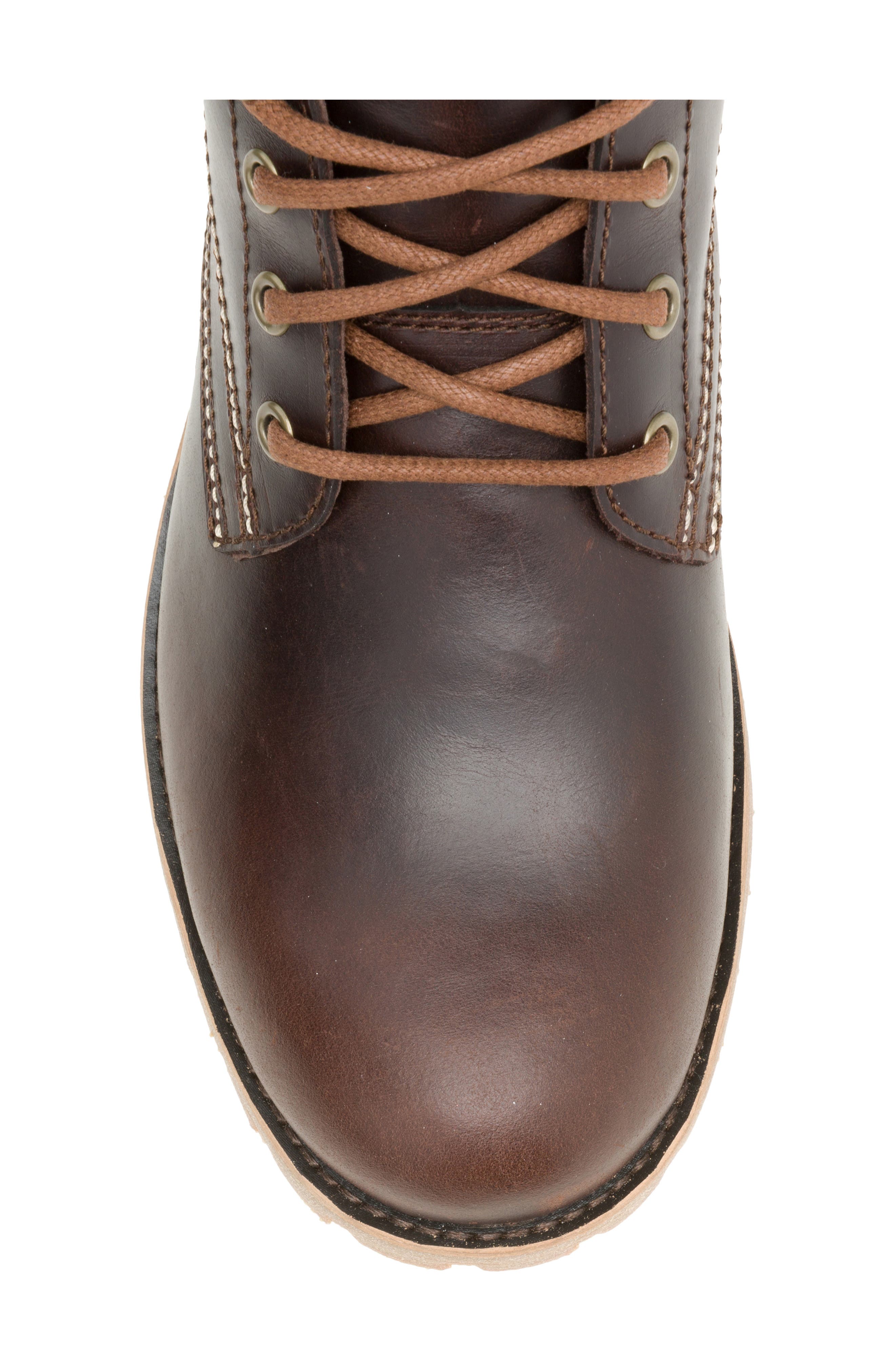Wolverine 1000 Mile Legacy Plain Toe Boot, Alternate, color, Dark Brown