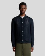 Lyle & Scott Long Sleeve Cable Knitted Shirt