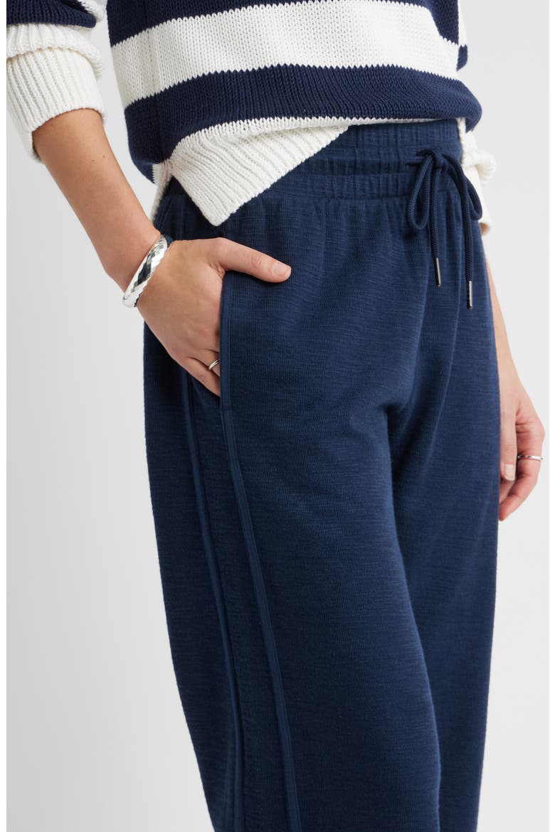 Ankle Wide Leg Travel Pants, Alternate, color, NAVY STILL
