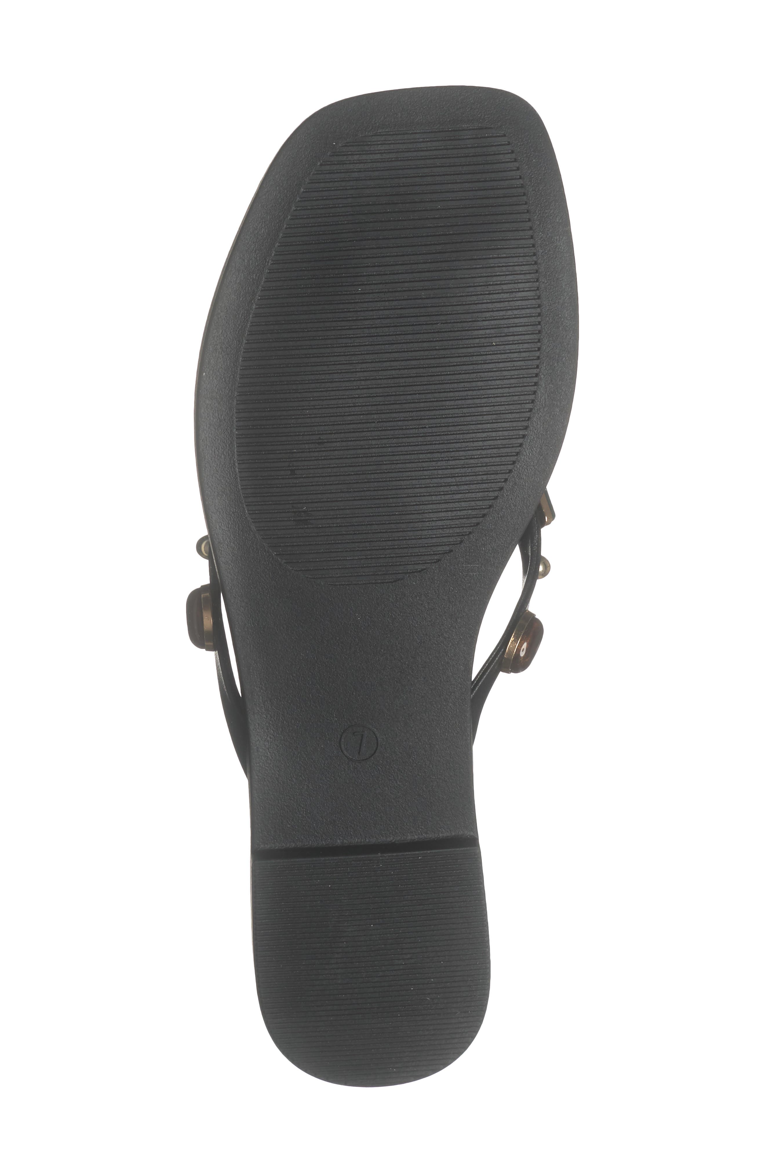 Cyra Flip Flop, Alternate, color, BLACK