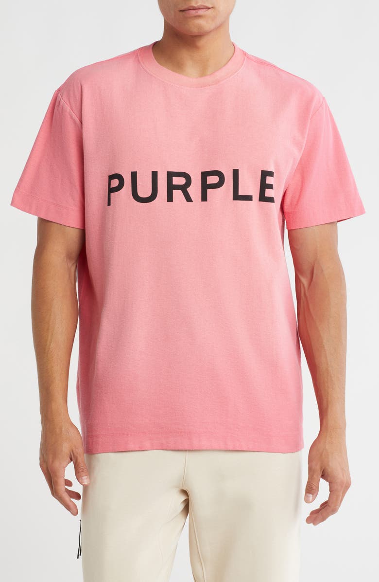 PURPLE BRAND Textured Jersey Graphic T-Shirt, Main, color,