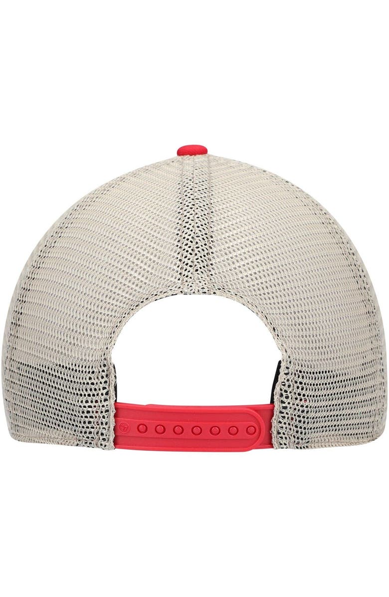 '47 Men's '47 Red St. Louis Cardinals Trawler Clean Up Trucker Snapback Hat, Alternate, color, 