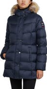 Pajar Roxy Quilted Puffer with Detachable Faux Fur Trim