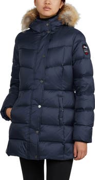 Pajar Roxy Quilted Puffer with Detachable Faux Fur Trim