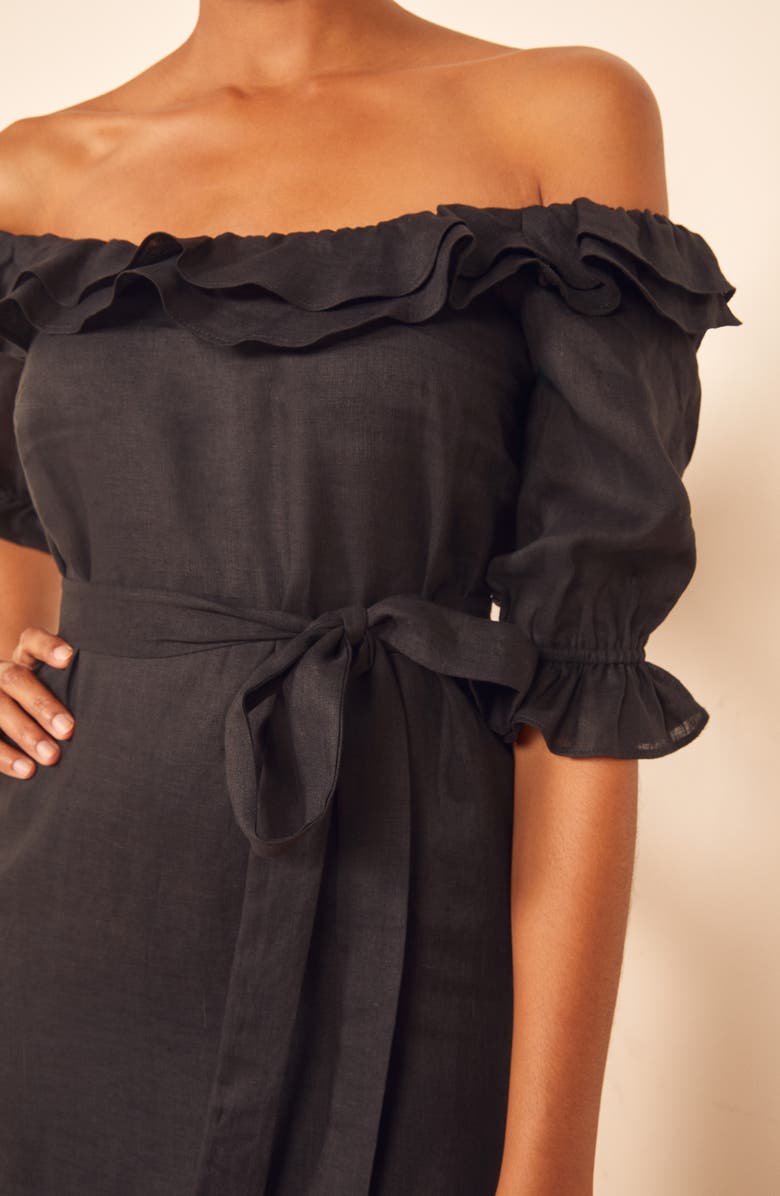 Reformation Indio Off the Shoulder Dress, Alternate, color, 
