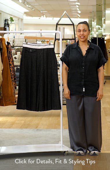 Sea NY Johanna Pinstripe Culottes (Women) | Nordstrom